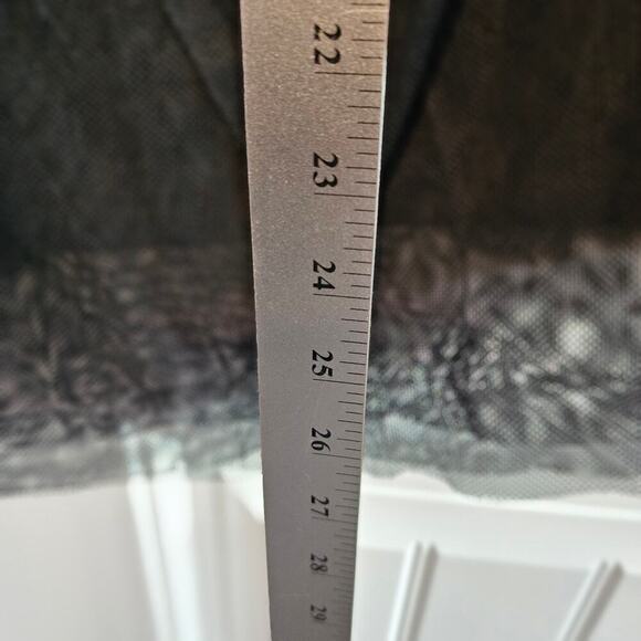 Show Me Your MuMu Tulle Midi Skirt Womens Large Black Flowing Whimsygoth Fairy - Picture 6 of 9